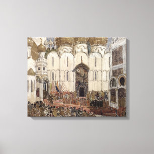 Stage design for Boris Godunov Canvas Print