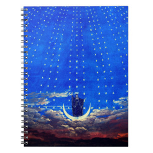 Stage design for Mozart's opera Magic Flute Notebook