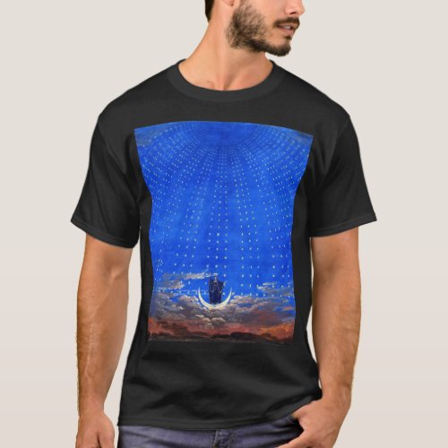 Stage design for Mozarts opera Magic Flute T_Shirt