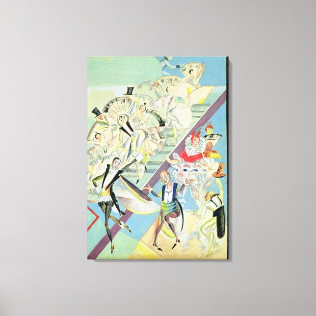 Stage design for the operetta canvas print (Front)