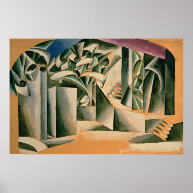 Stage design for William Shakespeare's play Poster (Front)