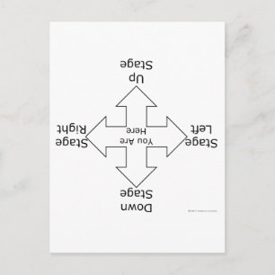 Stage Directions Postcard