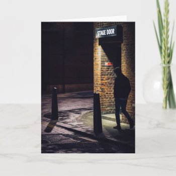 Stage Door Card by Theatrepalooza at Zazzle