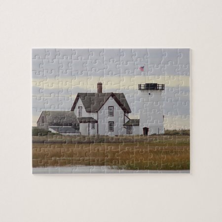 Stage Harbor Lighthouse Jigsaw Puzzle