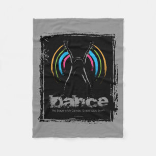 Stage Is My Canvas (Dance) Fleece Blanket
