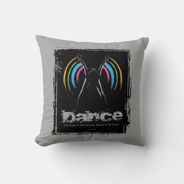Stage Is My Canvas (Dance) Throw Pillow (Front)