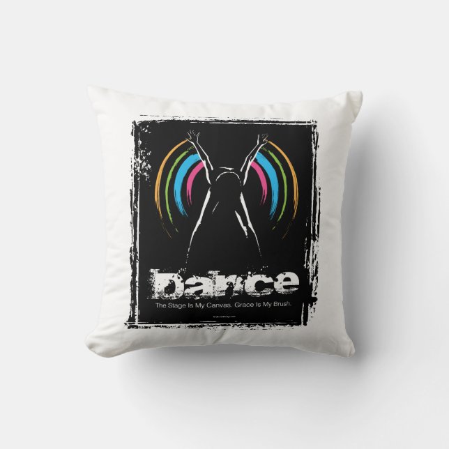 Stage Is My Canvas (Dance) Throw Pillow (Front)