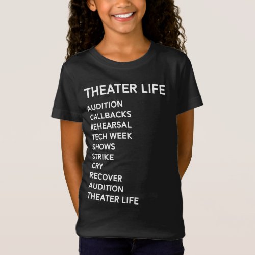 Stage Left Stage Right Funny Broadway Theater T_Shirt
