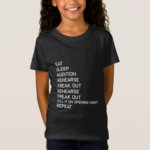 Stage Left Stage Right Funny Broadway Theater  T_Shirt