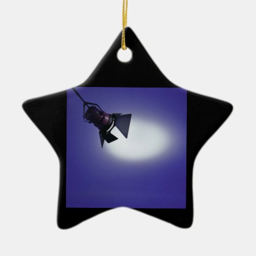 Stage Light Ceramic Ornament