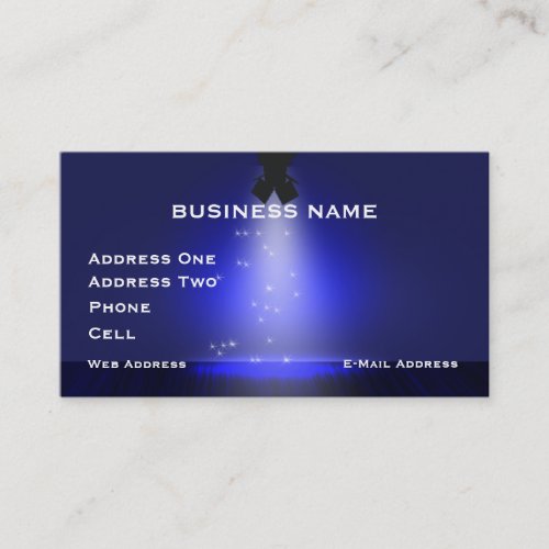 Stage lighting- Music Business Card