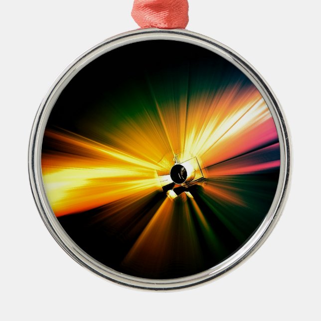 Stage Lights in Abstract Metal Ornament (Front)