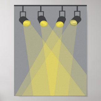 Stage Lights Poster