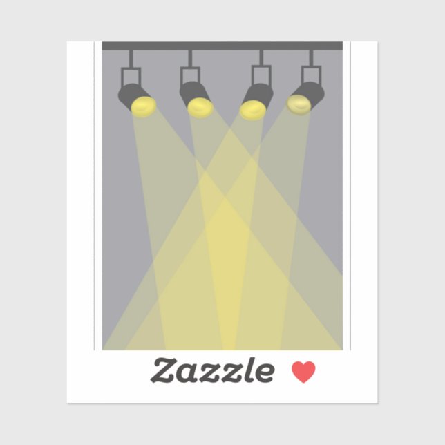Stage Lights Sticker (Sheet)