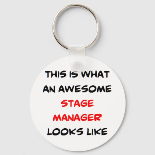 stage manager awesome keychain