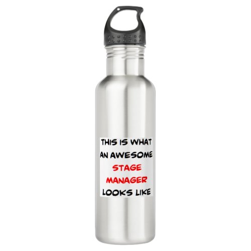 stage manager awesome stainless steel water bottle