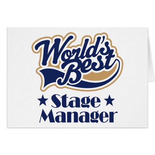 Stage Manager Gift (Front Horizontal)