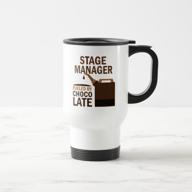 Stage Manager Gift (Funny) Travel Mug (Right)