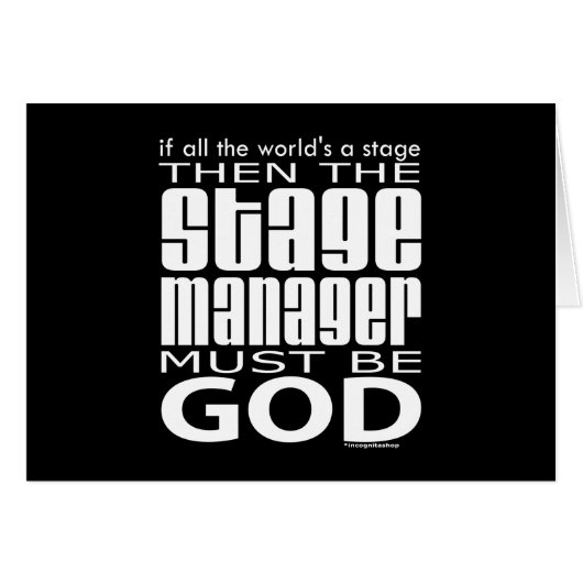 Stage Manager God (Front Horizontal)