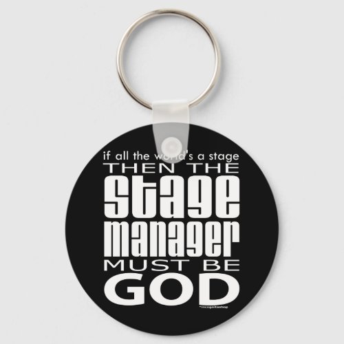 Stage Manager God Keychain