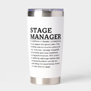 Stage manager insulated tumbler