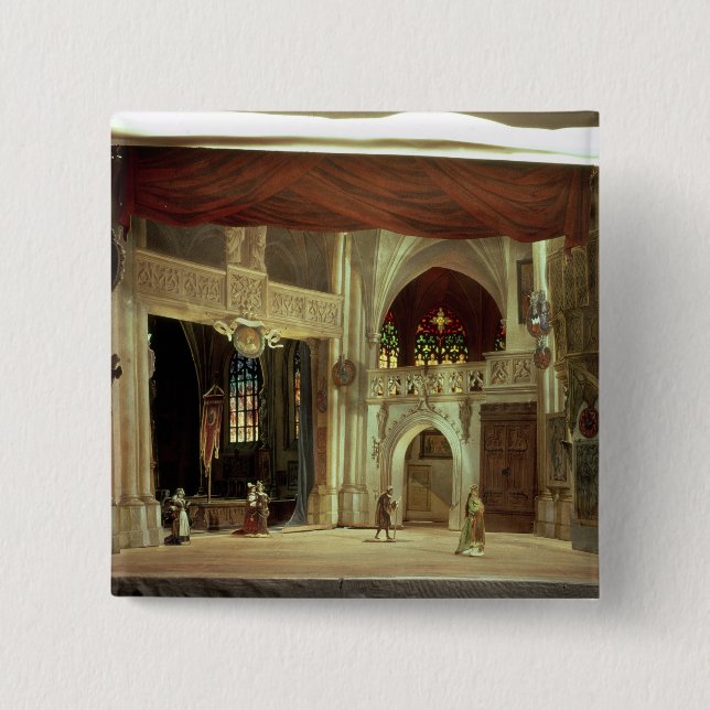 Stage model for the opera button (Front)