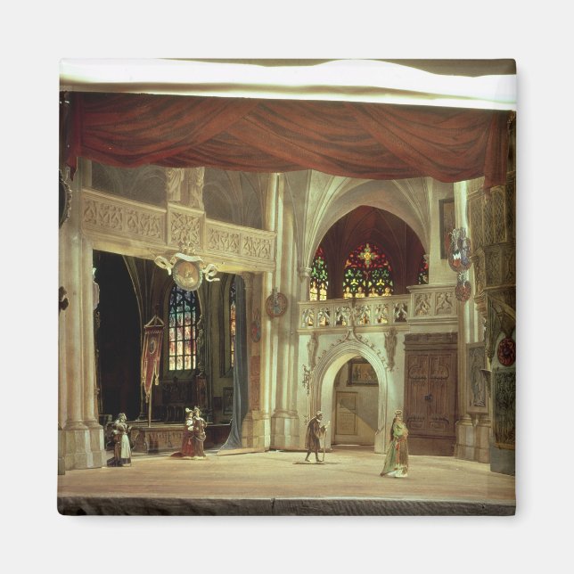 Stage model for the opera magnet (Front)