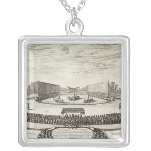 Stage on the Large Pond representing Silver Plated Necklace