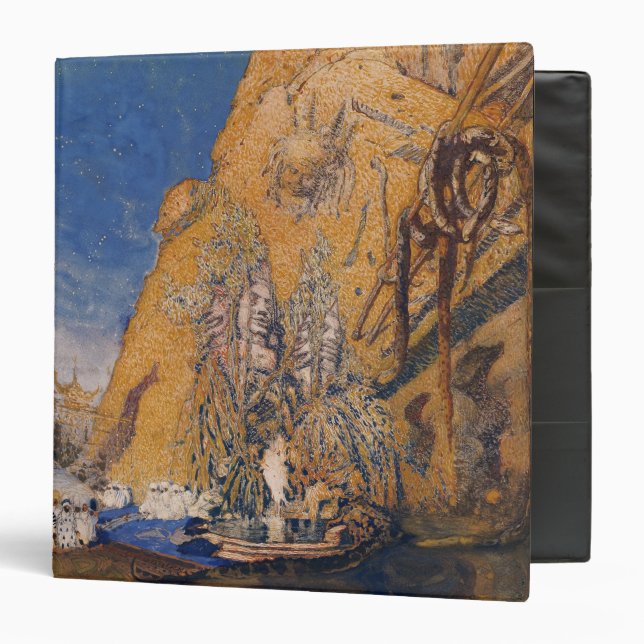 Stage set for the 'Dieu Bleu' Binder (Front/Inside)