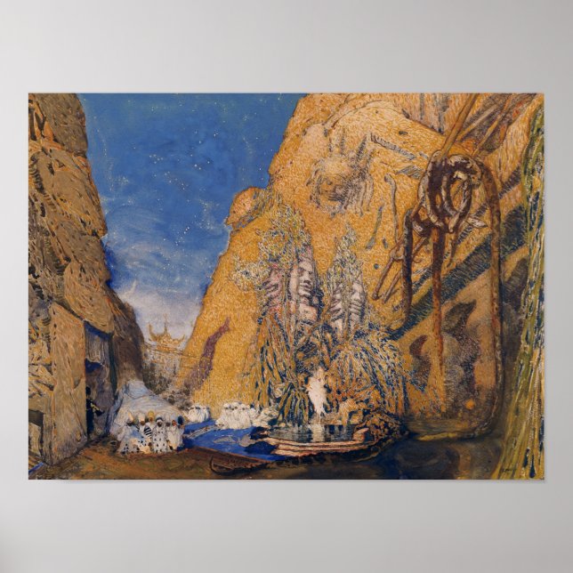 Stage set for the 'Dieu Bleu' Poster (Front)