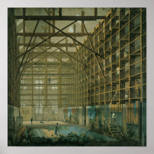 Stage Set Workshop of the Paris Opera, c.1800-20 Poster