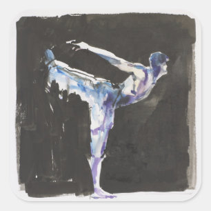 Stage Square Sticker