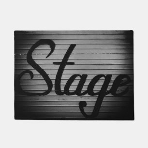"Stage" Vintage Sign Doormat