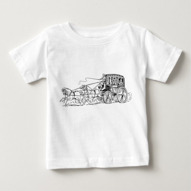 Stagecoach Baby T-Shirt (Front)