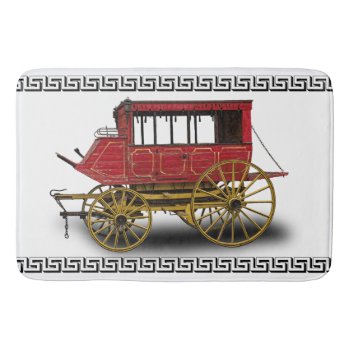 Stagecoach Bath Mat by CNelson01 at Zazzle