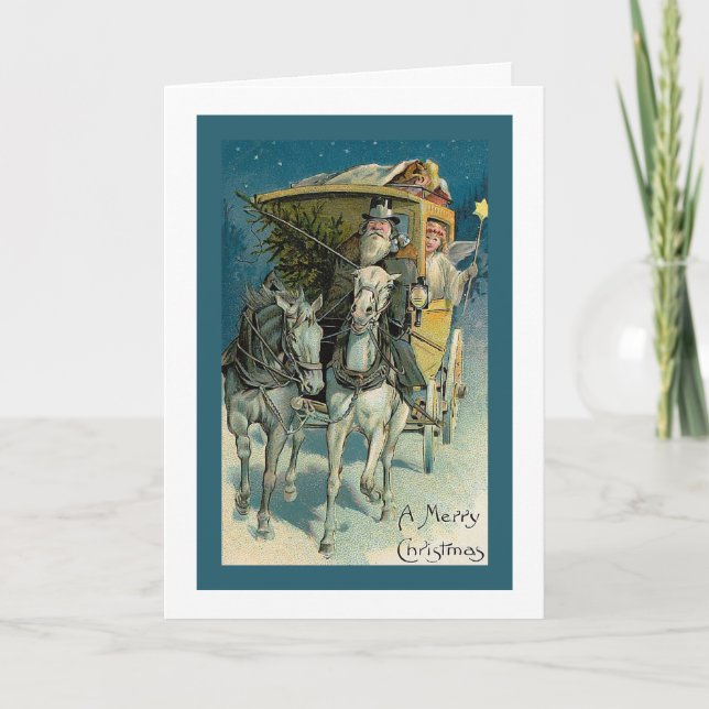 "Stagecoach Christmas" Christmas Card (Front)