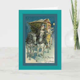 "Stagecoach Christmas" Christmas Card