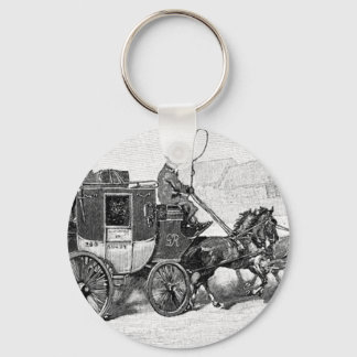 stagecoach-travel-3A stage coach-Baldwin's Reader. Keychain