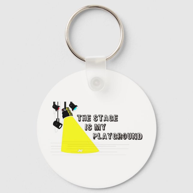 StageIsMyPlayground Keychain (Front)