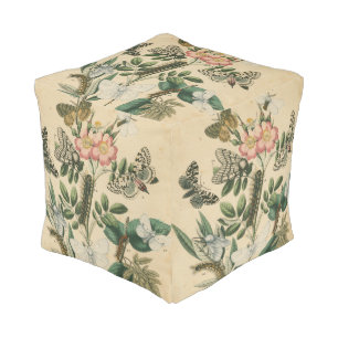 Stages of Butterfly Life by Vision Studio Pouf