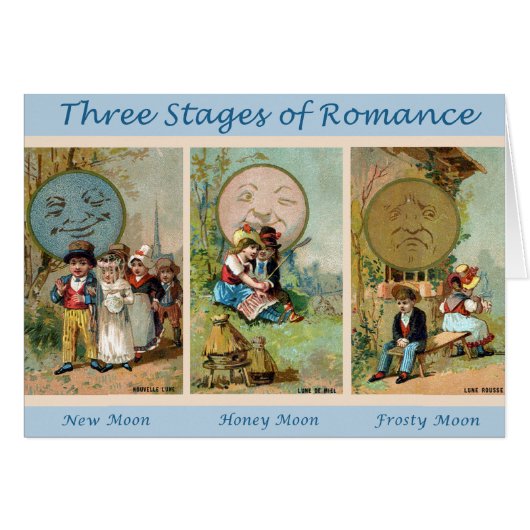 Stages of Romance Card (Front Horizontal)