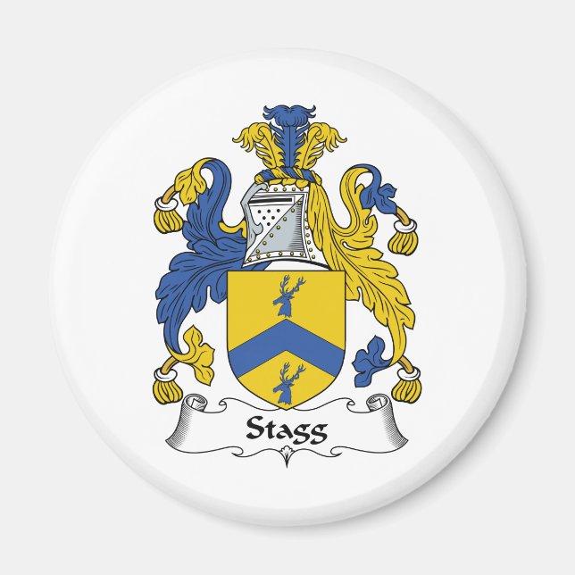 Stagg Family Crest Magnet (Front)