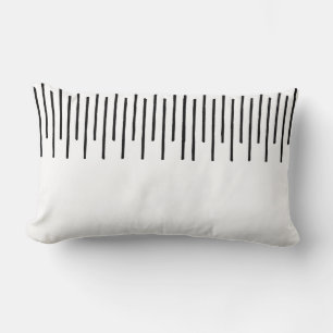 Staggered Lines Tribal Lumbar Pillow