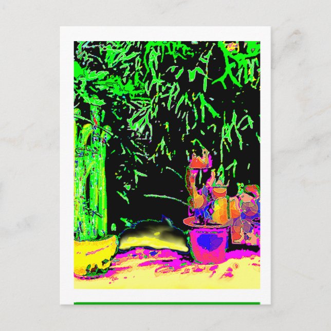 Staghorn Fern jGibney The MUSEUM Zazzle Postcard (Front)