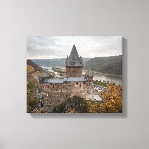 Stahleck Castle Bacharach Germany Canvas Print