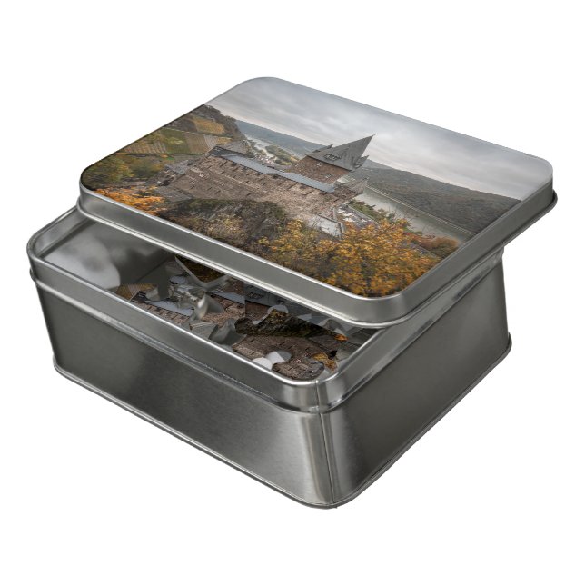 Stahleck Castle Bacharach Germany Jigsaw Puzzle (Lid Open)