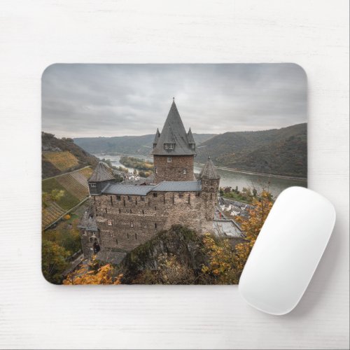 Stahleck Castle Bacharach Germany Mouse Pad