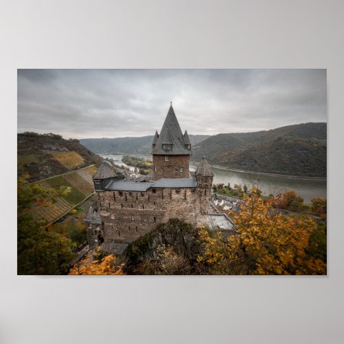 Stahleck Castle Bacharach Germany Poster