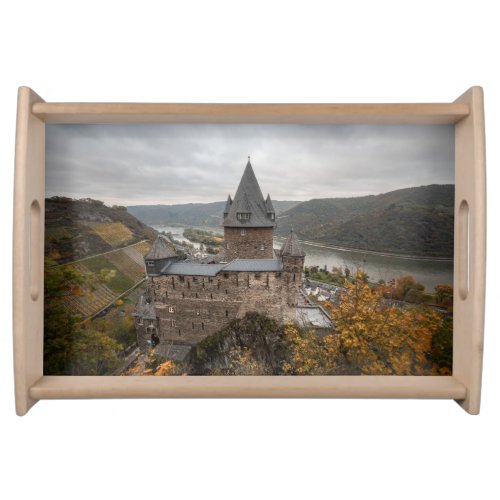 Stahleck Castle Bacharach Germany Serving Tray