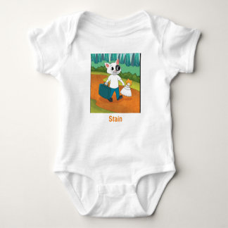Stain 1z baby bodysuit
